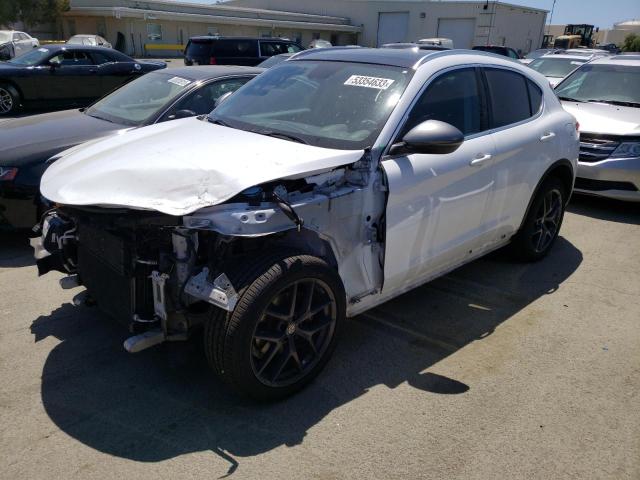 ZASFAKBN1J7B87681 - 2018 ALFA ROMEO STELVIO TI WHITE photo 1