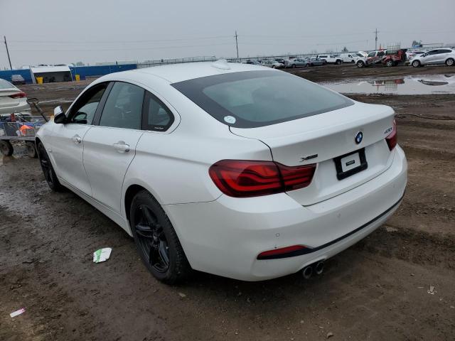 WBA4J3C0XLBL11694 - 2020 BMW 430XI GRAN COUPE WHITE photo 2