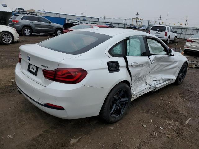 WBA4J3C0XLBL11694 - 2020 BMW 430XI GRAN COUPE WHITE photo 3