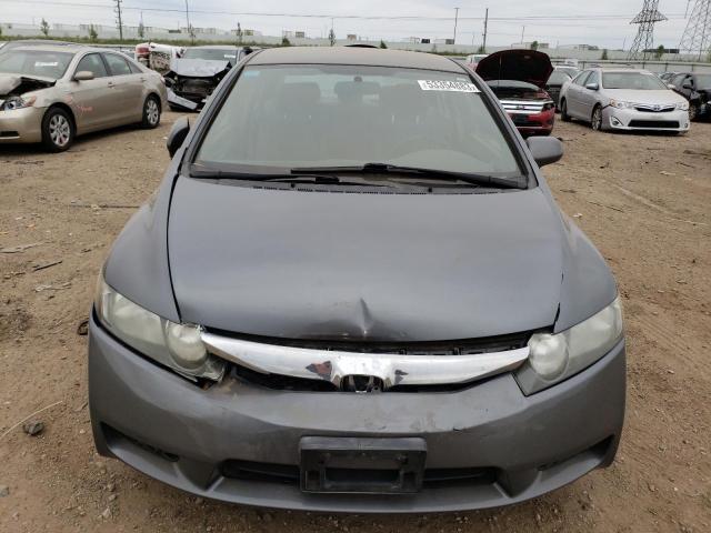 19XFA1F50AE080666 - 2010 HONDA CIVIC LX GRAY photo 5