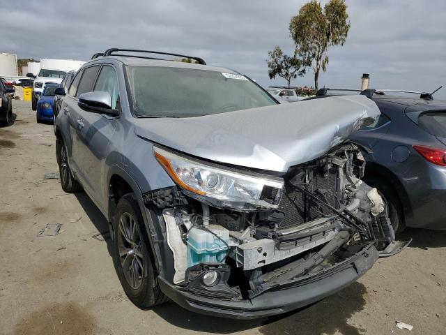 5TDJKRFH8GS293055 - 2016 TOYOTA HIGHLANDER XLE Plata foto 4