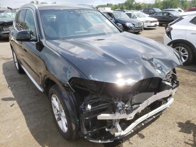 5UXTY5C0XM9F76857 - 2021 BMW X3 XDRIVE30I Қара фото 1