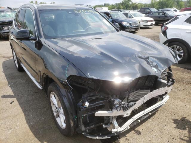 5UXTY5C0XM9F76857 - 2021 BMW X3 XDRIVE30I BLACK photo 1