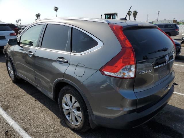 JHLRM3H74CC007683 - 2012 HONDA CR-V EXL GRAY photo 2