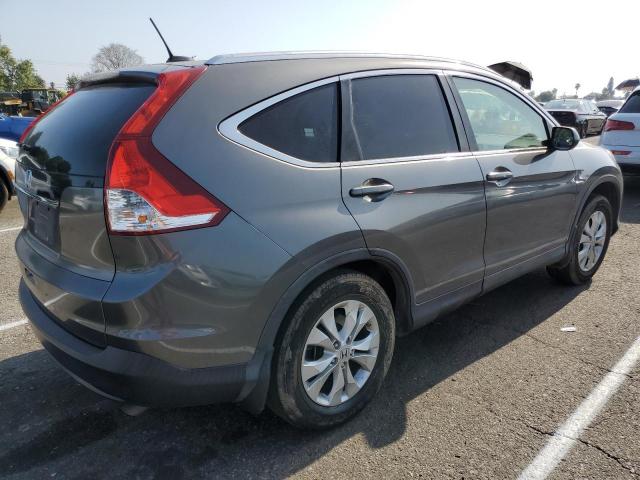 JHLRM3H74CC007683 - 2012 HONDA CR-V EXL GRAY photo 3