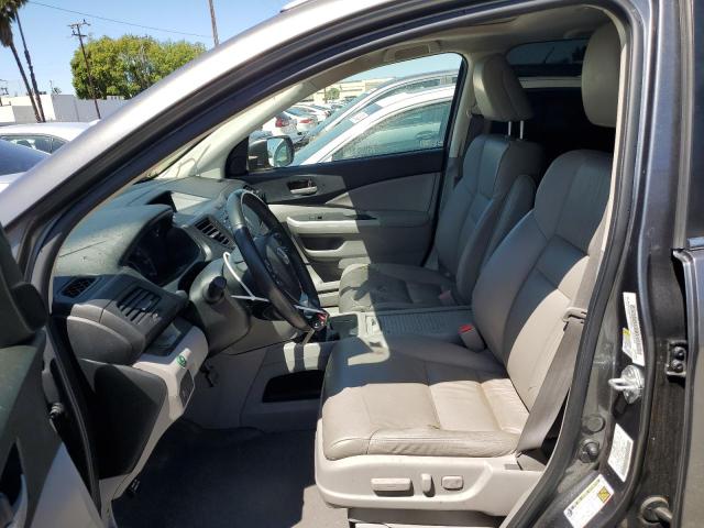 JHLRM3H74CC007683 - 2012 HONDA CR-V EXL GRAY photo 7