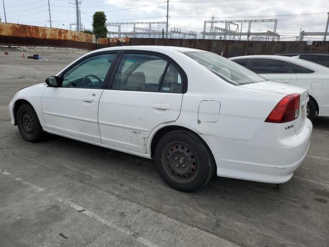 2HGES16544H519726 - 2004 HONDA CIVIC LX WHITE photo 2