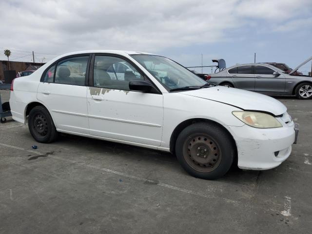 2HGES16544H519726 - 2004 HONDA CIVIC LX WHITE photo 4