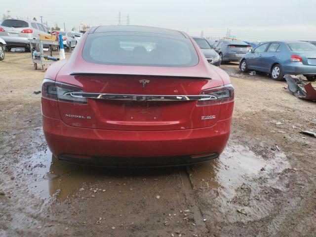 5YJSA1E4XGF172636 - 2016 TESLA MODEL S 红色 照片 6