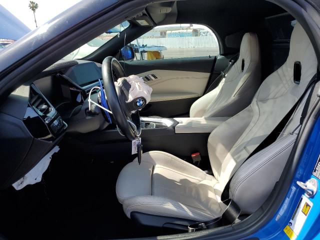 WBAHF3C58KWW46216 - 2019 BMW Z4 SDRIVE30I BLUE photo 7