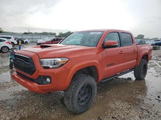 5TFCZ5AN4HX108148 - 2017 TOYOTA TACOMA DOUBLE CAB ORANGE photo 1