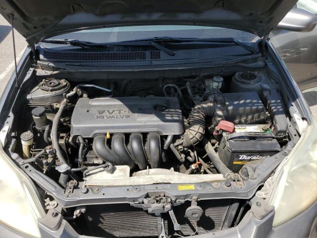 2T1KR32E96C601687 - 2006 TOYOTA COROLLA MA XR GRAY photo 11