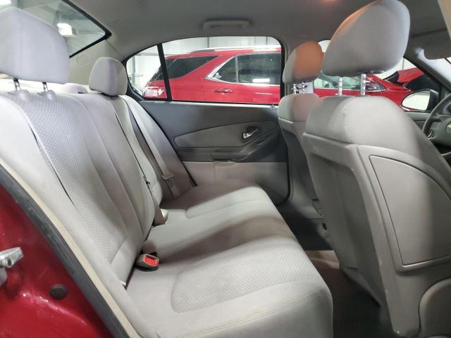 1G1ZS53F16F190601 - 2006 CHEVROLET MALIBU LS BURGUNDY photo 10