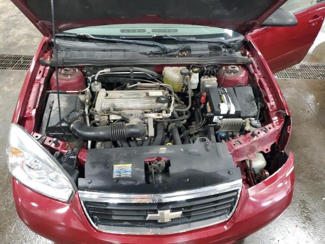 1G1ZS53F16F190601 - 2006 CHEVROLET MALIBU LS BURGUNDY photo 11