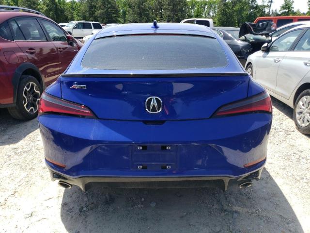 19UDE4H36PA016315 - 2023 ACURA INTEGRA A-SPEC BLUE photo 6