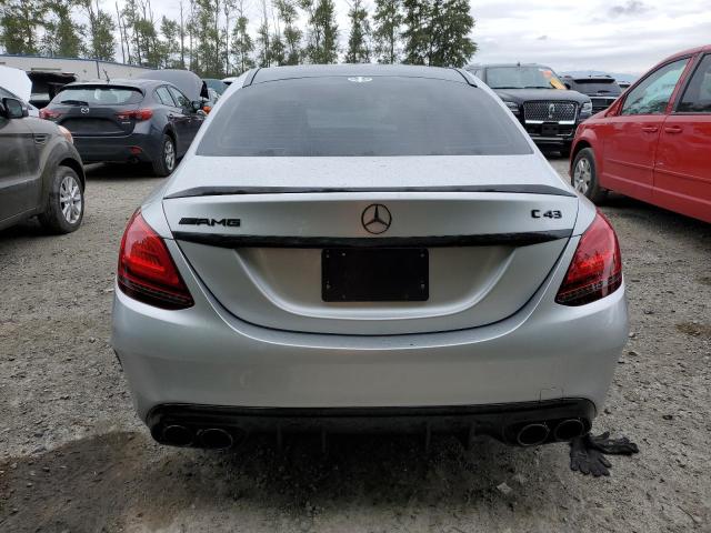 55SWF6EB6KU291614 - 2019 MERCEDES-BENZ C 43 AMG SILVER photo 6