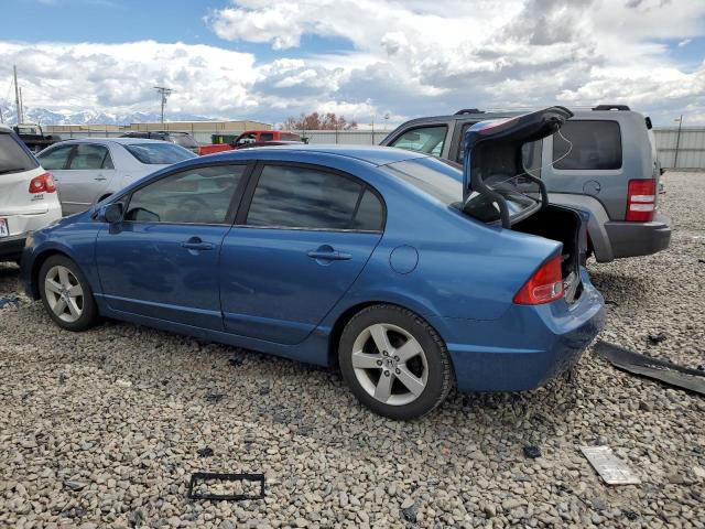 1HGFA16826L105609 - 2006 HONDA CIVIC EX BLUE photo 2