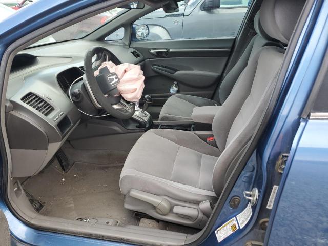 1HGFA16826L105609 - 2006 HONDA CIVIC EX BLUE photo 7