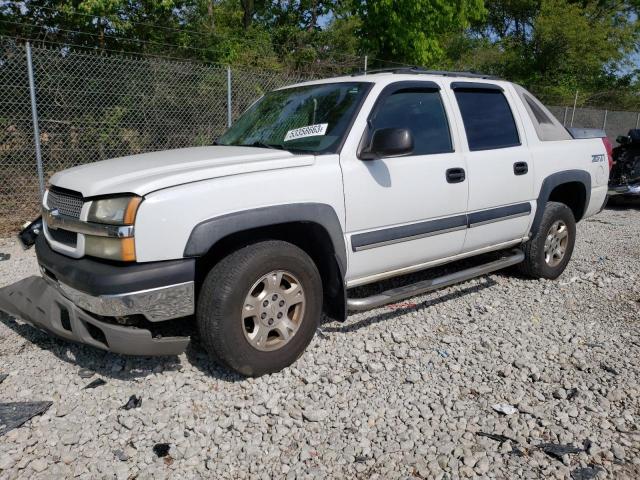 3GNEK12T84G111871 - 2004 CHEVROLET AVALANCHE K1500 WHITE photo 1