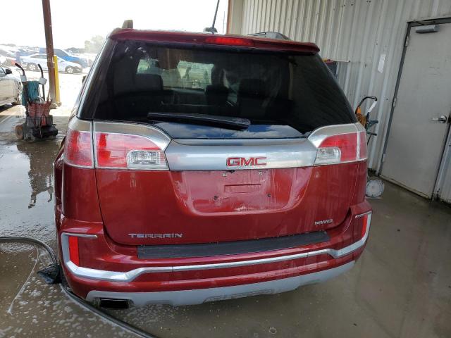 2GKFLVEKXH6141108 - 2017 GMC TERRAIN DENALI BURGUNDY photo 6