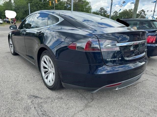 5YJSA1H13EFP34116 - 2014 TESLA MODEL S ლურჯი ფოტო 3