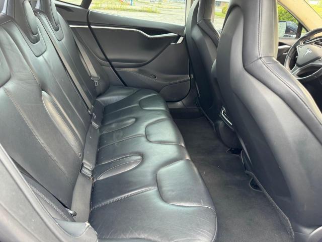 5YJSA1H13EFP34116 - 2014 TESLA MODEL S ლურჯი ფოტო 6