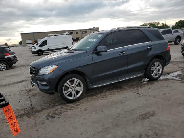 4JGDA5HB2EA394602 - 2014 MERCEDES-BENZ ML 350 4MATIC BLACK photo 1