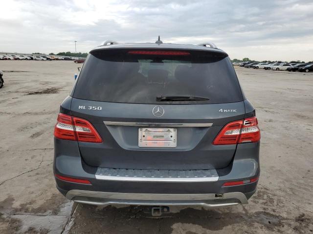 4JGDA5HB2EA394602 - 2014 MERCEDES-BENZ ML 350 4MATIC BLACK photo 6