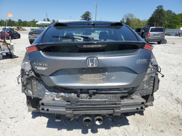 SHHFK7H92KU216676 - 2019 HONDA CIVIC SPORT TOURING GRAY photo 6
