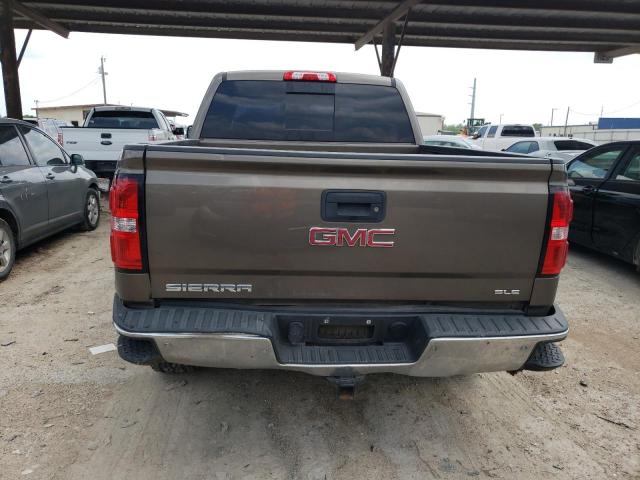 3GTU2UECXEG260625 - 2014 GMC SIERRA K1500 SLE BROWN photo 6