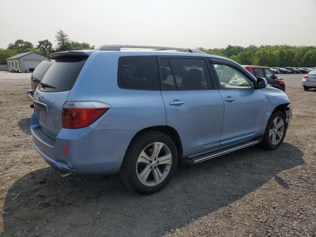 JTEES43A082051392 - 2008 TOYOTA HIGHLANDER SPORT BLUE photo 3