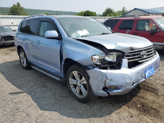 JTEES43A082051392 - 2008 TOYOTA HIGHLANDER SPORT BLUE photo 4