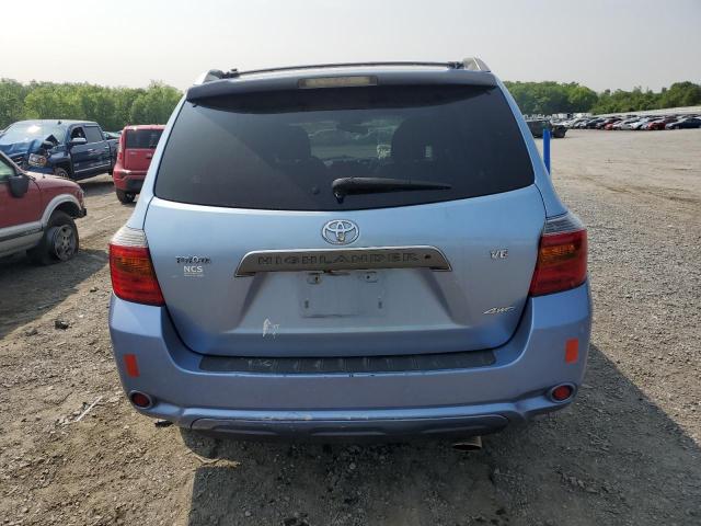 JTEES43A082051392 - 2008 TOYOTA HIGHLANDER SPORT BLUE photo 6