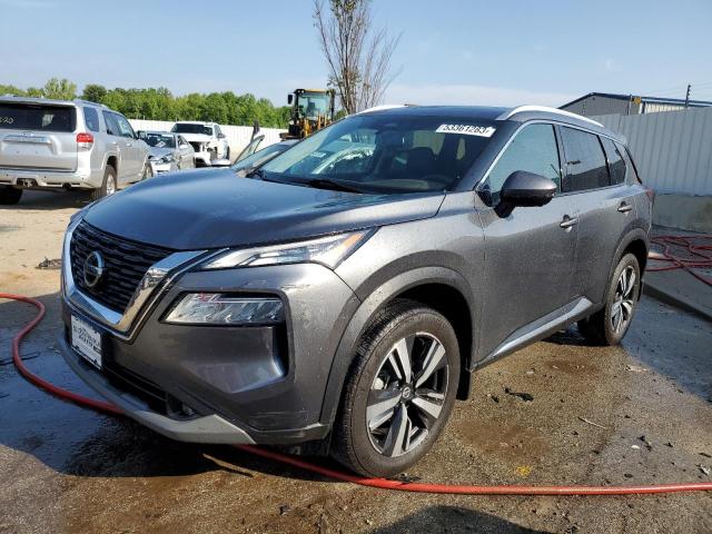 5N1AT3CA8MC810624 - 2021 NISSAN ROGUE SL GRAY photo 1