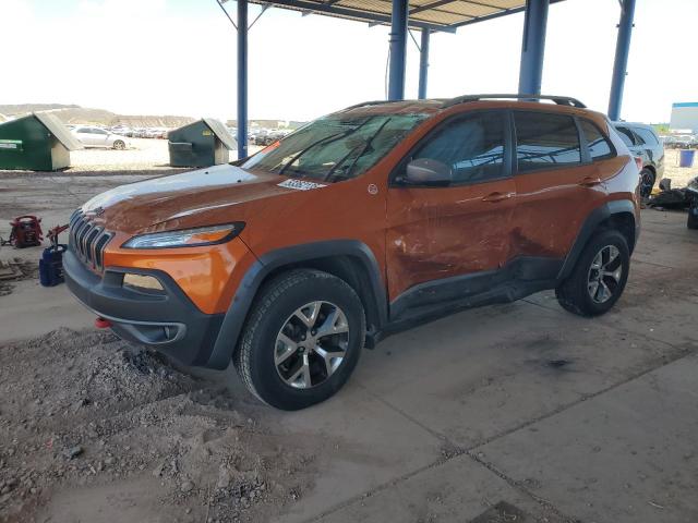 1C4PJMBS4FW647489 - 2015 JEEP CHEROKEE TRAILHAWK ORANGE photo 1