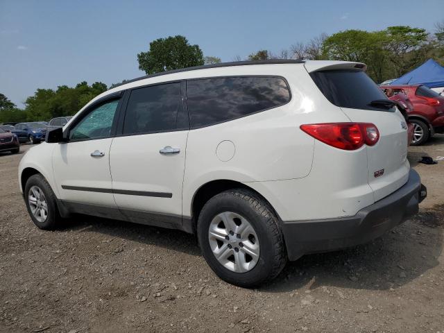 1GNKRFED8BJ359534 - 2011 CHEVROLET TRAVERSE LS WHITE photo 2