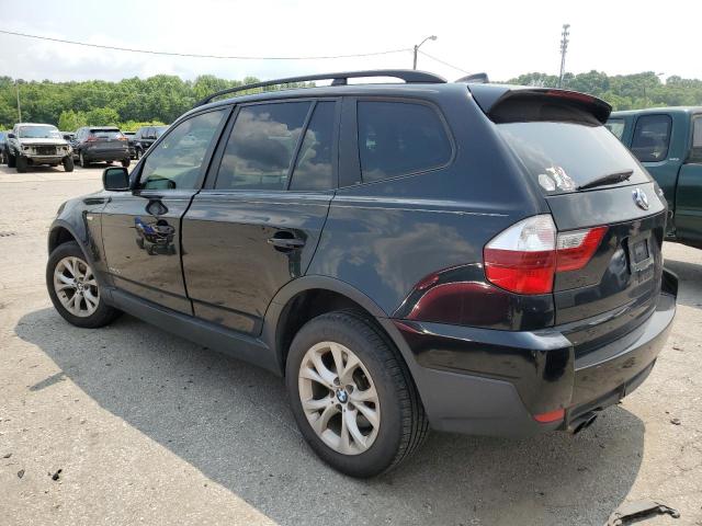 WBXPC93499WJ25262 - 2009 BMW X3 XDRIVE30I BLACK photo 2