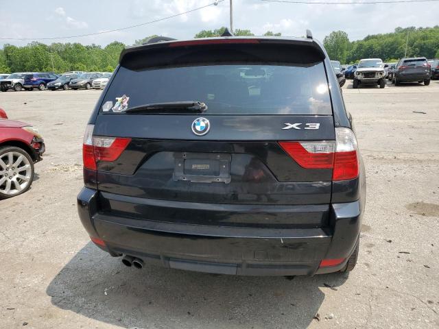 WBXPC93499WJ25262 - 2009 BMW X3 XDRIVE30I BLACK photo 6