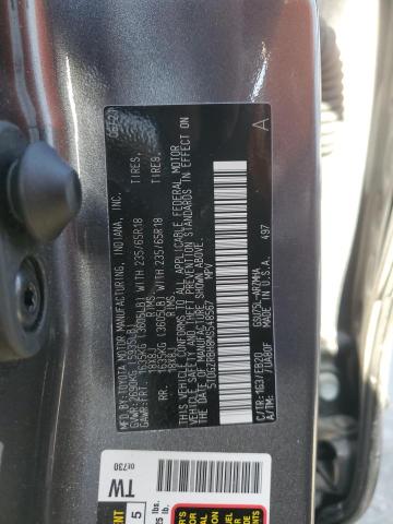 5TDGZRBH8MS548567 - 2021 TOYOTA HIGHLANDER XLE GRAY photo 14