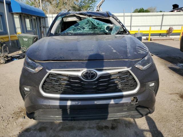 5TDGZRBH8MS548567 - 2021 TOYOTA HIGHLANDER XLE GRAY photo 5