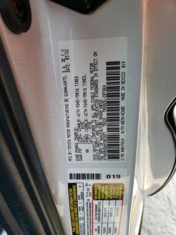 3TYRX5GN2NT053857 - 2022 TOYOTA TACOMA ACCESS CAB თეთრი ფოტო 12