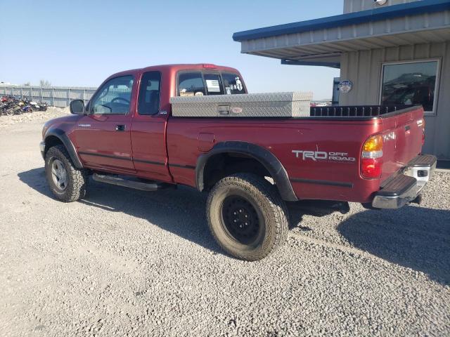 5TESN92N82Z033774 - 2002 TOYOTA TACOMA XTRACAB PRERUNNER მუქწითელი ფოტო 2