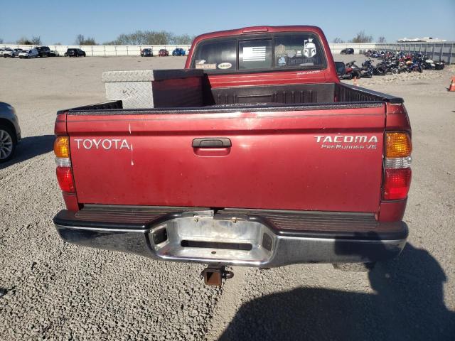 5TESN92N82Z033774 - 2002 TOYOTA TACOMA XTRACAB PRERUNNER მუქწითელი ფოტო 6
