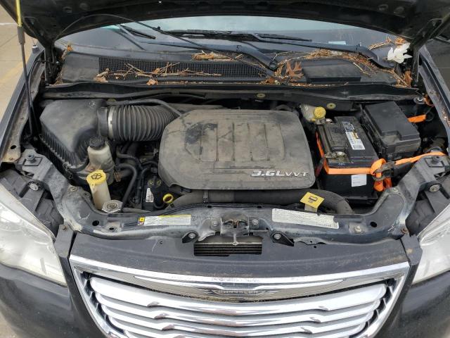 2C4RC1CG0CR168650 - 2012 CHRYSLER TOWN & COU TOURING L GRAY photo 12