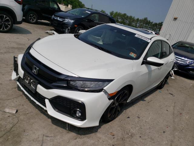 SHHFK7H98HU414820 - 2017 HONDA CIVIC SPORT TOURING أبيض صورة 1