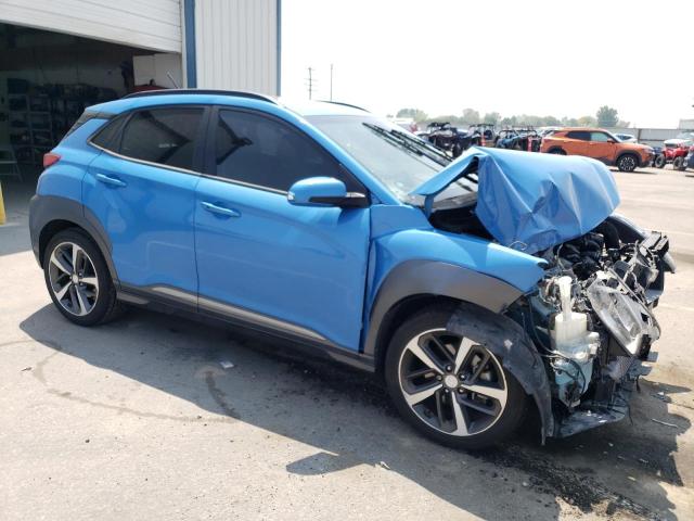 KM8K33A50JU106207 - 2018 HYUNDAI KONA LIMITED BLUE photo 4