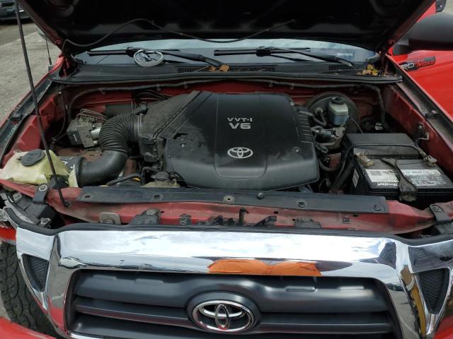 5TEJU62N17Z464915 - 2007 TOYOTA TACOMA DOUBLE CAB PRERUNNER RED photo 11
