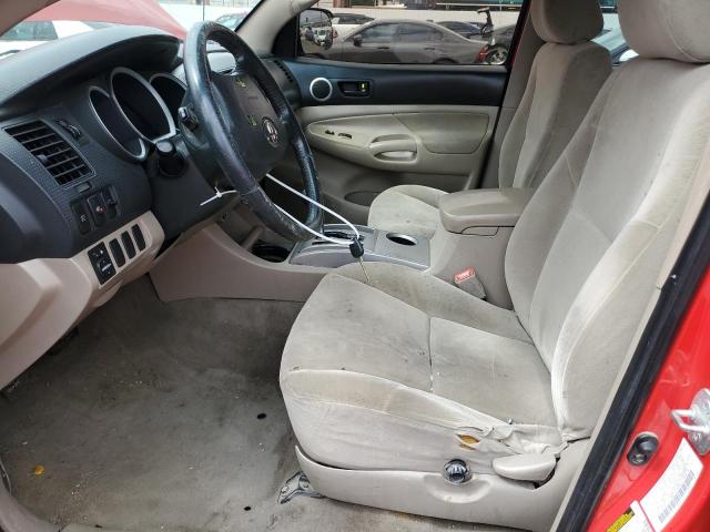5TEJU62N17Z464915 - 2007 TOYOTA TACOMA DOUBLE CAB PRERUNNER RED photo 7