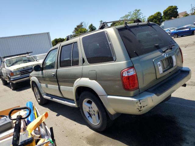 JNRDR09Y12W259435 - 2002 INFINITI QX4 GREEN photo 2