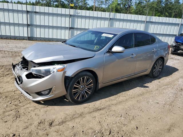 KNALN4D7XE5138178 - 2014 KIA CADENZA PREMIUM SILVER photo 1